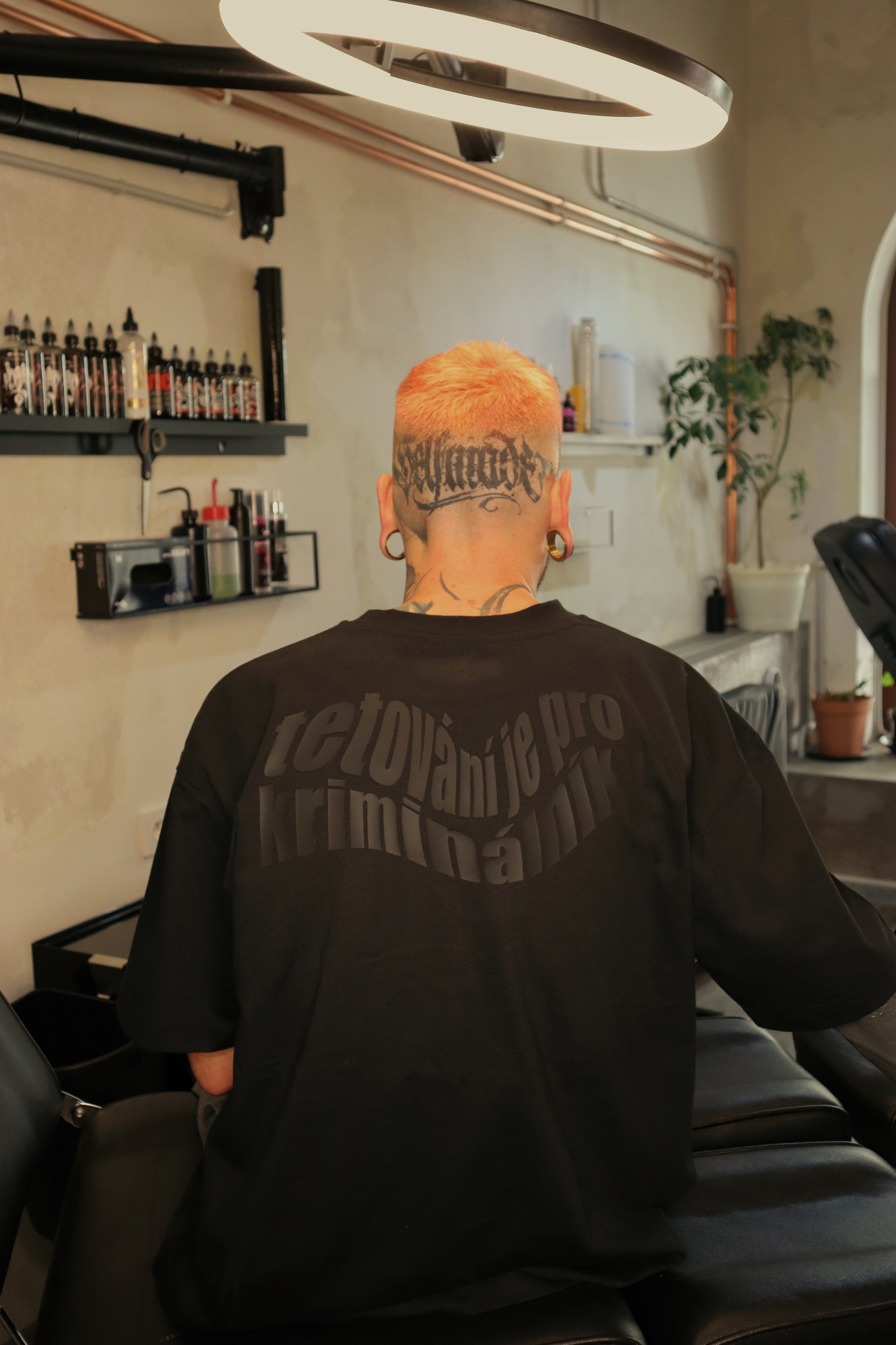 TETOVÁNÍ JE PRO KRIMINÁLNÍKY černé triko