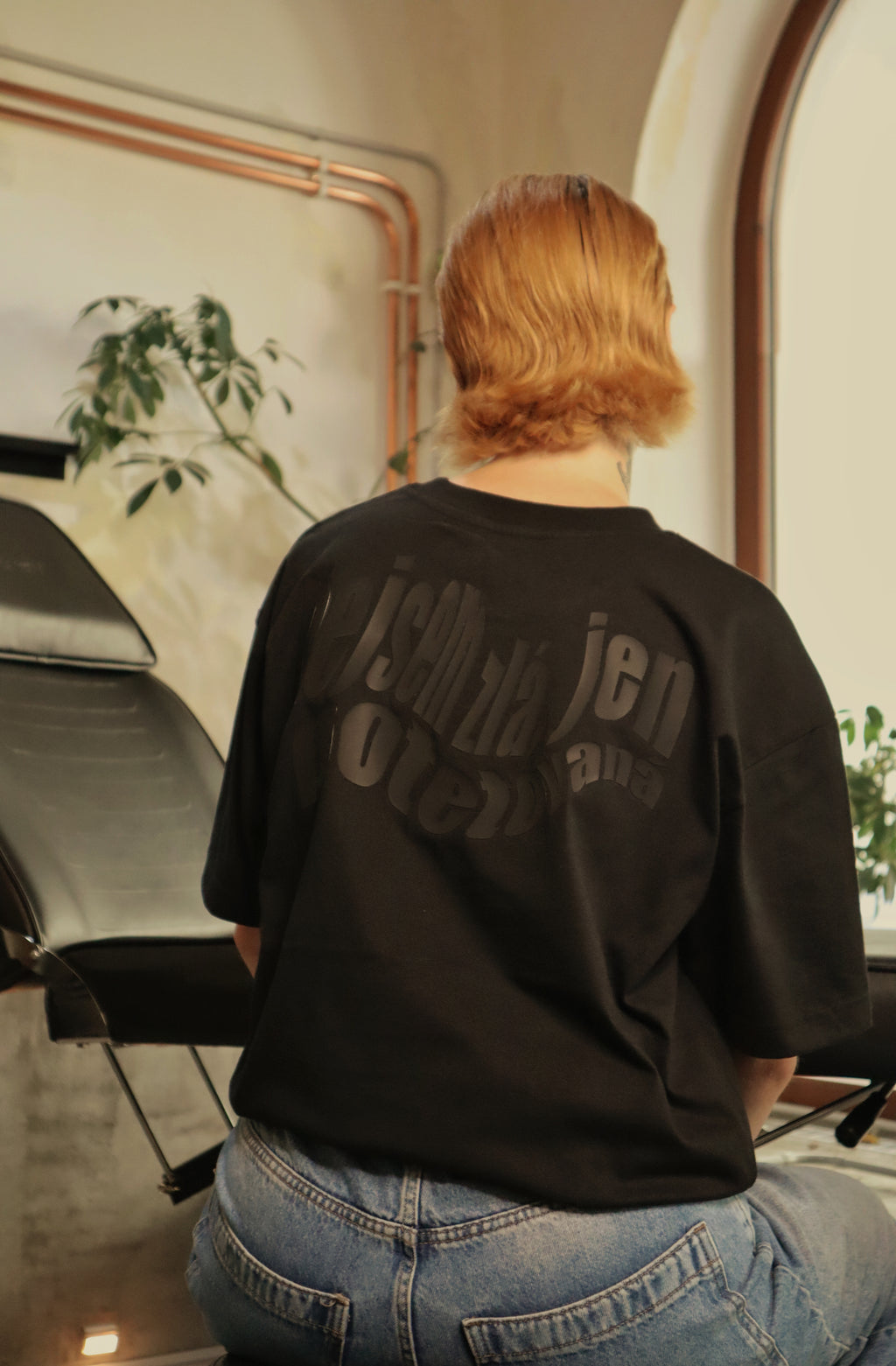 NEJSEM ZLÁ, JEN POTETOVANÁ černé triko